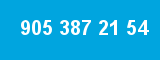 905 387 21 54
